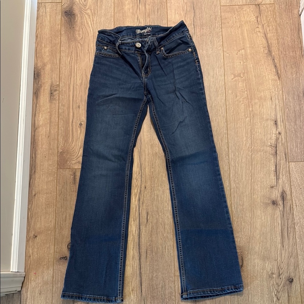 Wrangler Women's Dark Blue Boot Cut Jeans